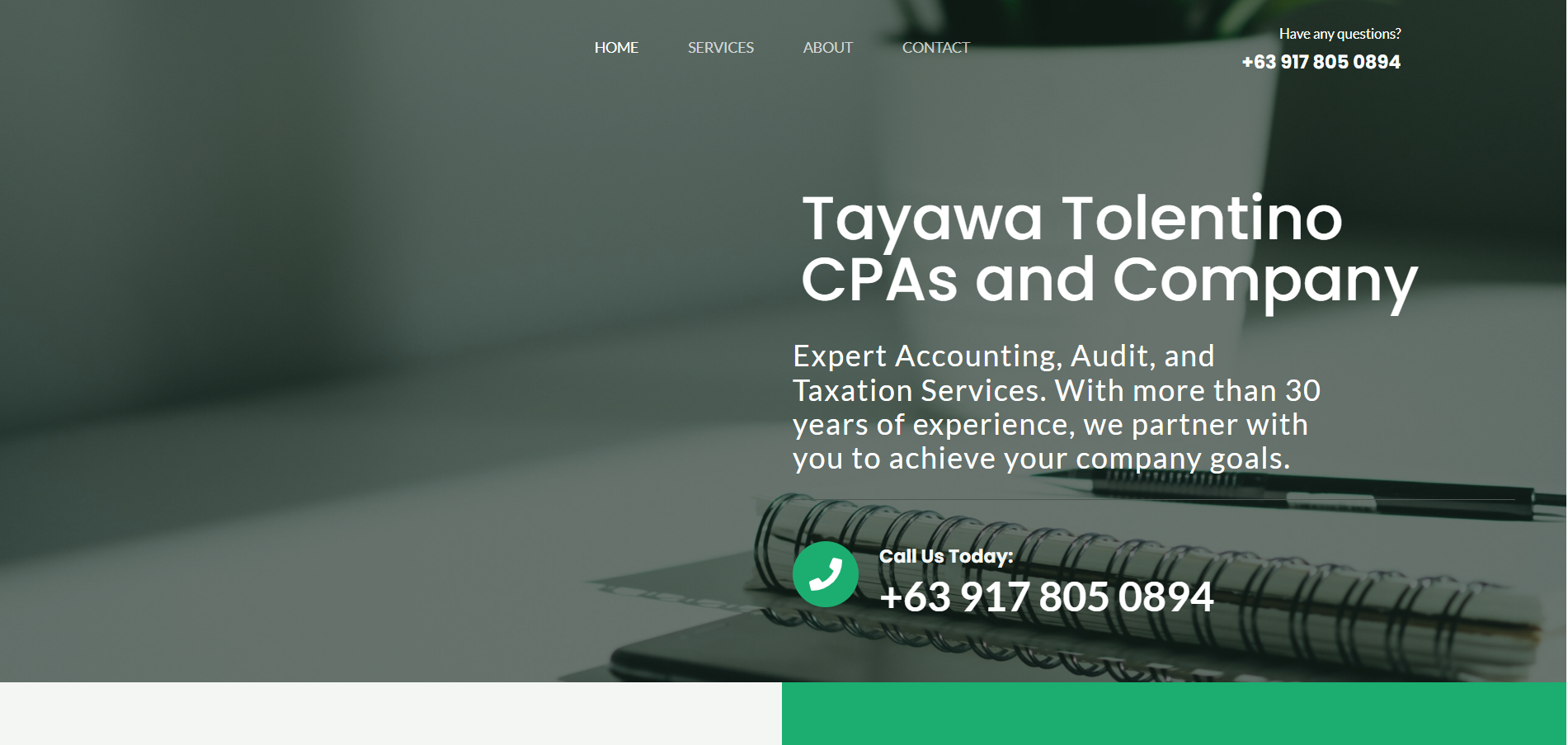 Tayawa Tolentino CPAs and Company Website and Employee Portal